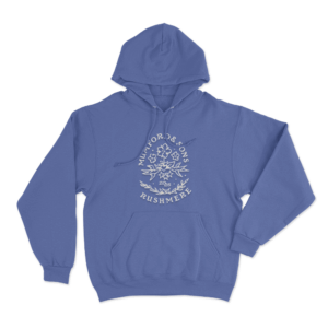 Agora Stamp Unisex Hoodie Blue 1