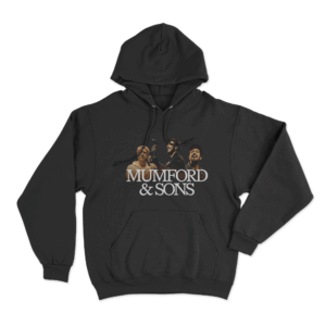 Mumford Sons Band Tour Poster Unisex Hoodie Black