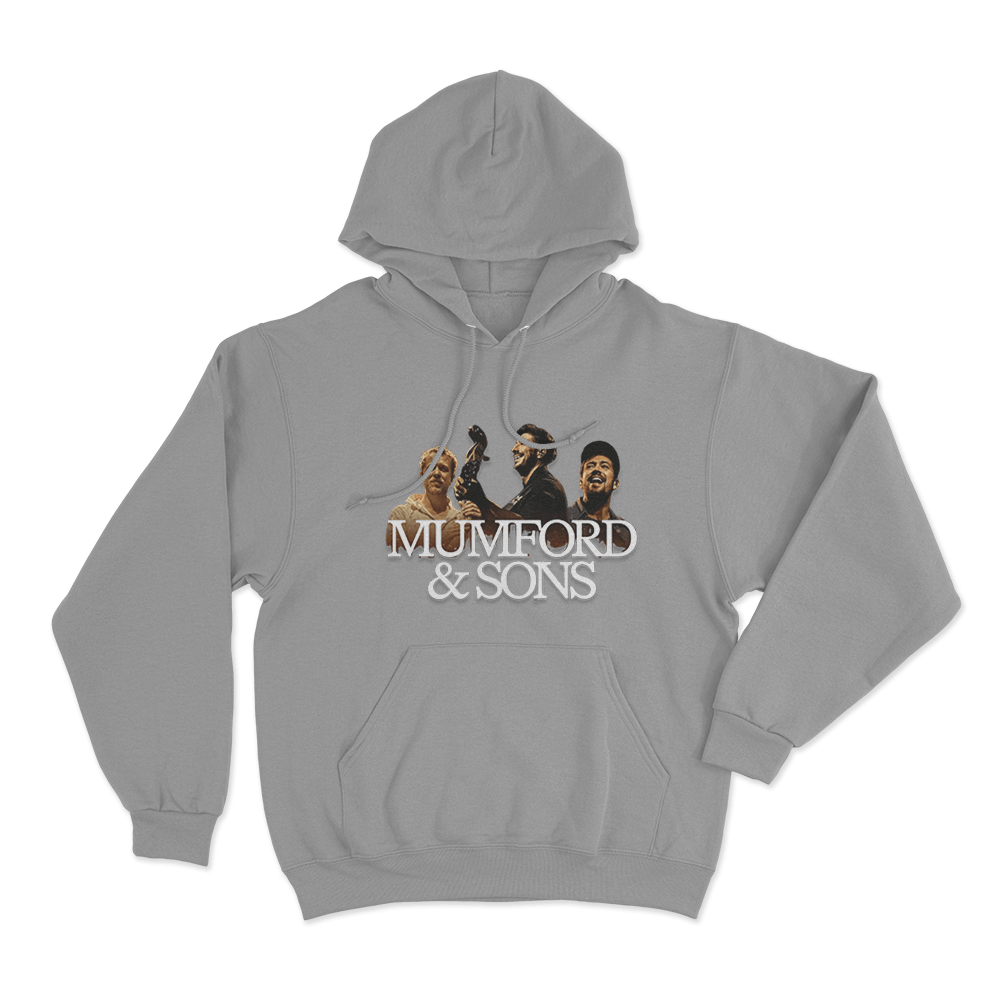 Mumford & Sons Band Tour Poster Unisex Hoodie Grey Mumford Sons Band Tour Poster Unisex Hoodie Grey