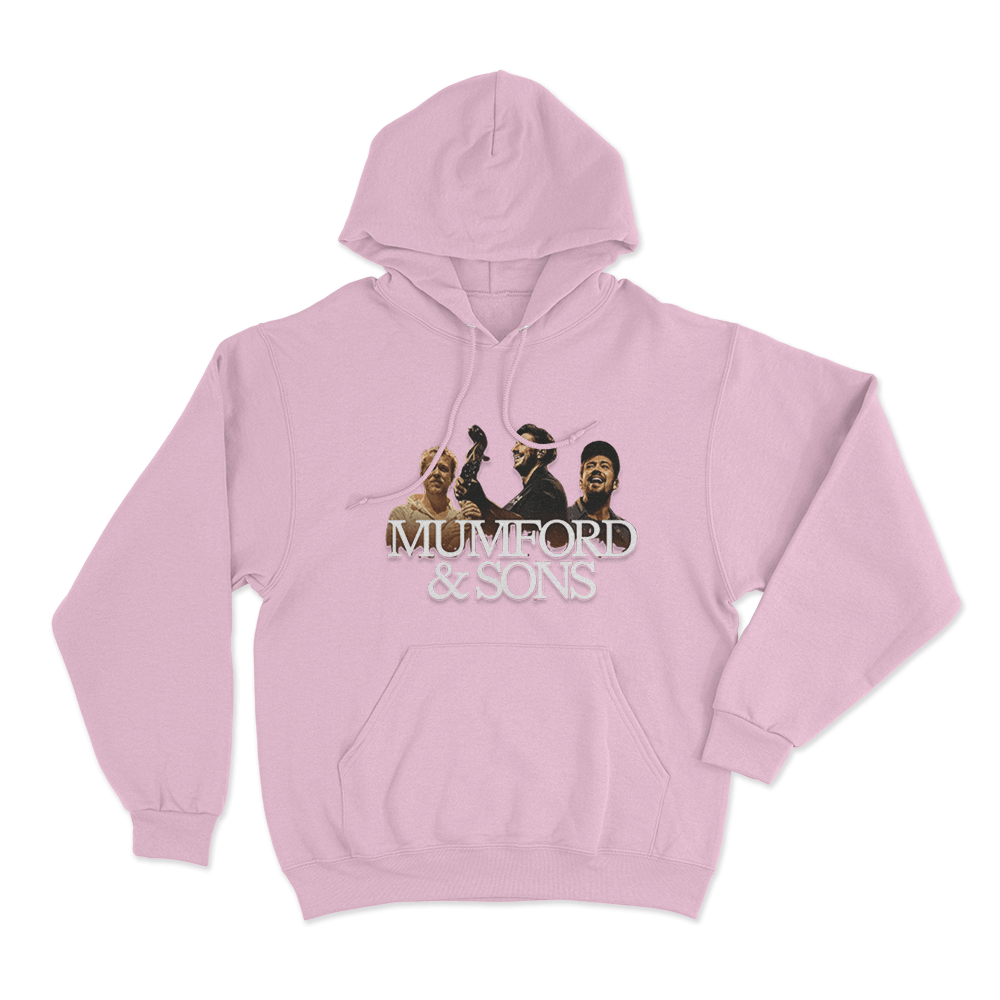 Mumford & Sons Band Tour Poster Unisex Hoodie Pink Mumford Sons Band Tour Poster Unisex Hoodie Pink