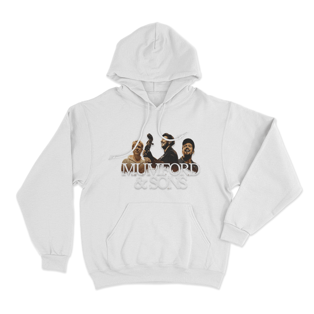 Mumford & Sons Band Tour Poster Unisex Hoodie White Mumford Sons Band Tour Poster Unisex Hoodie White
