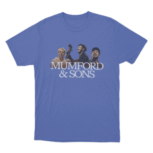 Mumford Sons Band Tour Poster Unisex T Shirt Blue