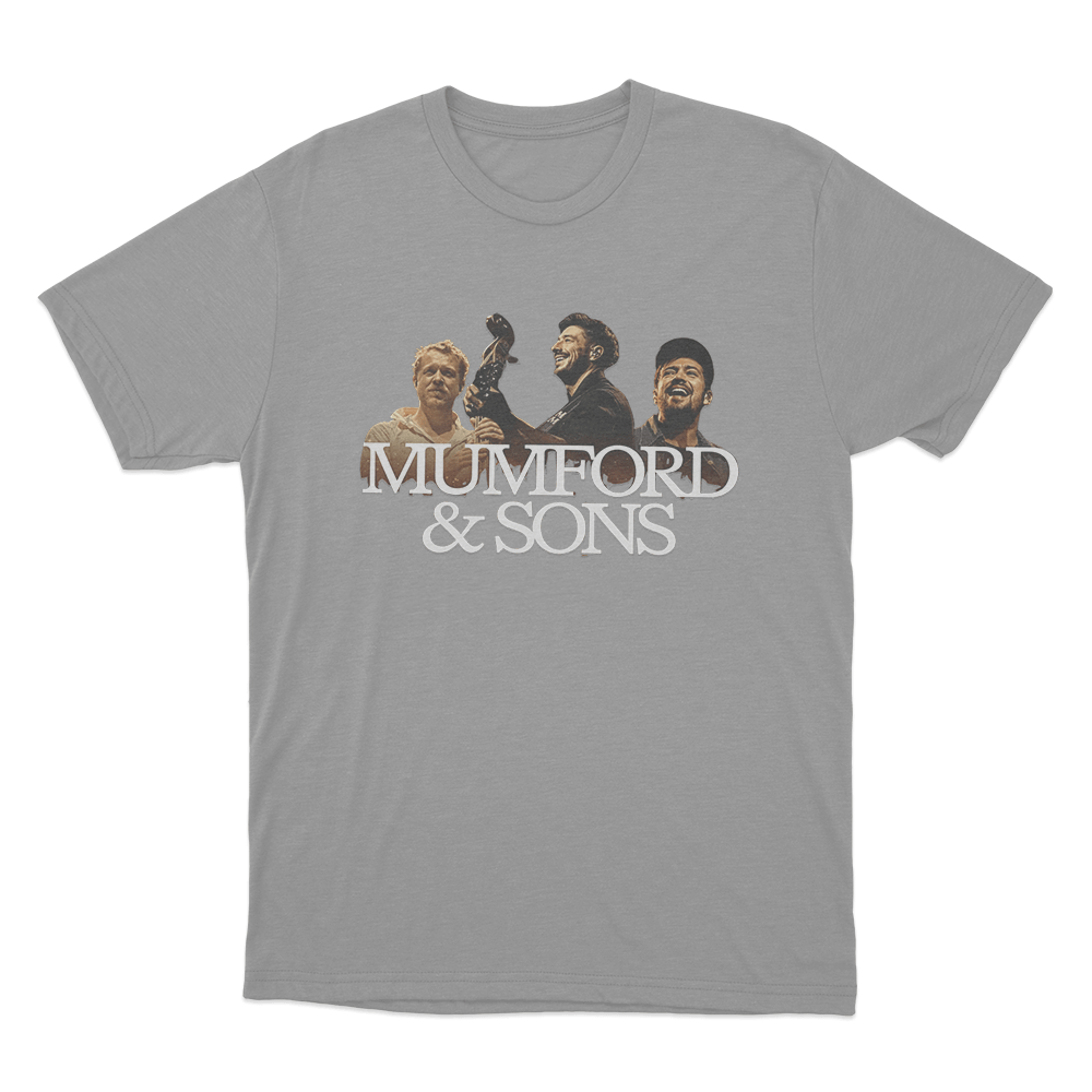 Mumford & Sons Band Tour Poster Unisex T Shirt Grey Mumford Sons Band Tour Poster Unisex T Shirt Grey