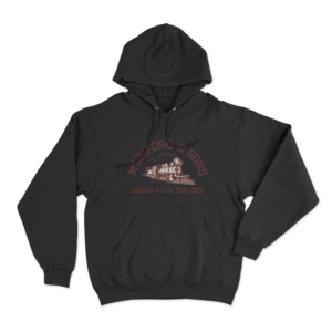 Mumford Sons Railroad Revival Tour 2025 Unisex Hoodie Black