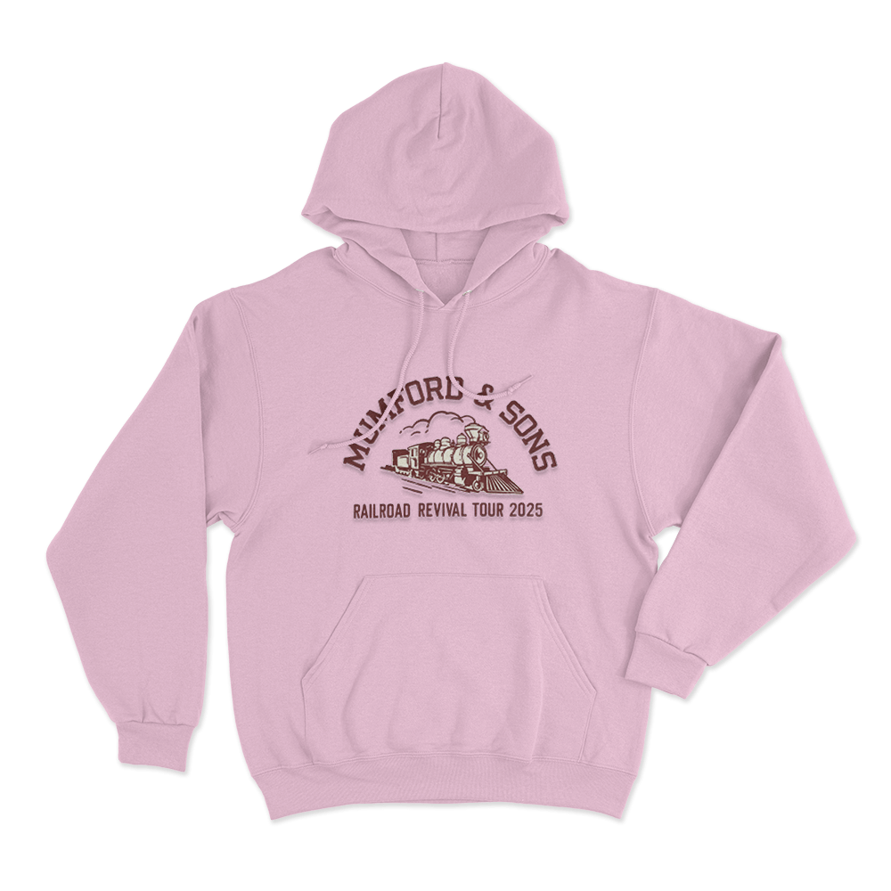 Mumford & Sons Railroad Revival Tour 2025 Unisex Hoodie Pink Mumford Sons Railroad Revival Tour 2025 Unisex Hoodie Pink