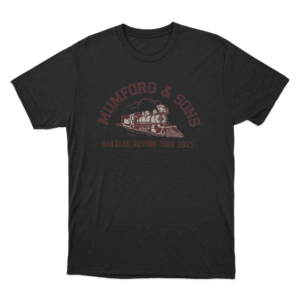 Mumford Sons Railroad Revival Tour 2025 Unisex T Shirt Black