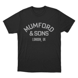Mumford Sons Vintage Logo Unisex T Shirt Black