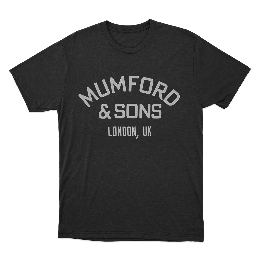 Mumford & Sons Vintage Logo Unisex T Shirt Black Mumford Sons Vintage Logo Unisex T Shirt Black