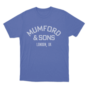 Mumford Sons Vintage Logo Unisex T Shirt Blue