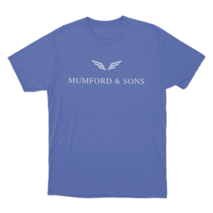 Mumford Sons Wing Logo Unisex T Shirt Blue