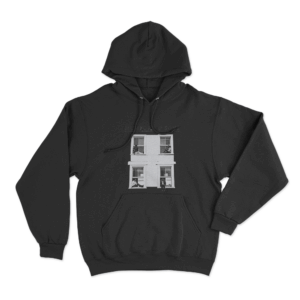 Window Boxes Unisex Hoodie Black 1