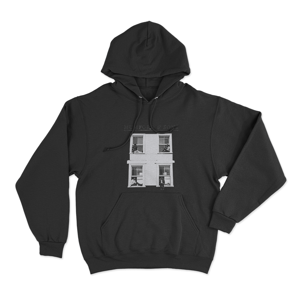 Window Boxes Unisex Hoodie Black Window Boxes Unisex Hoodie Black 1