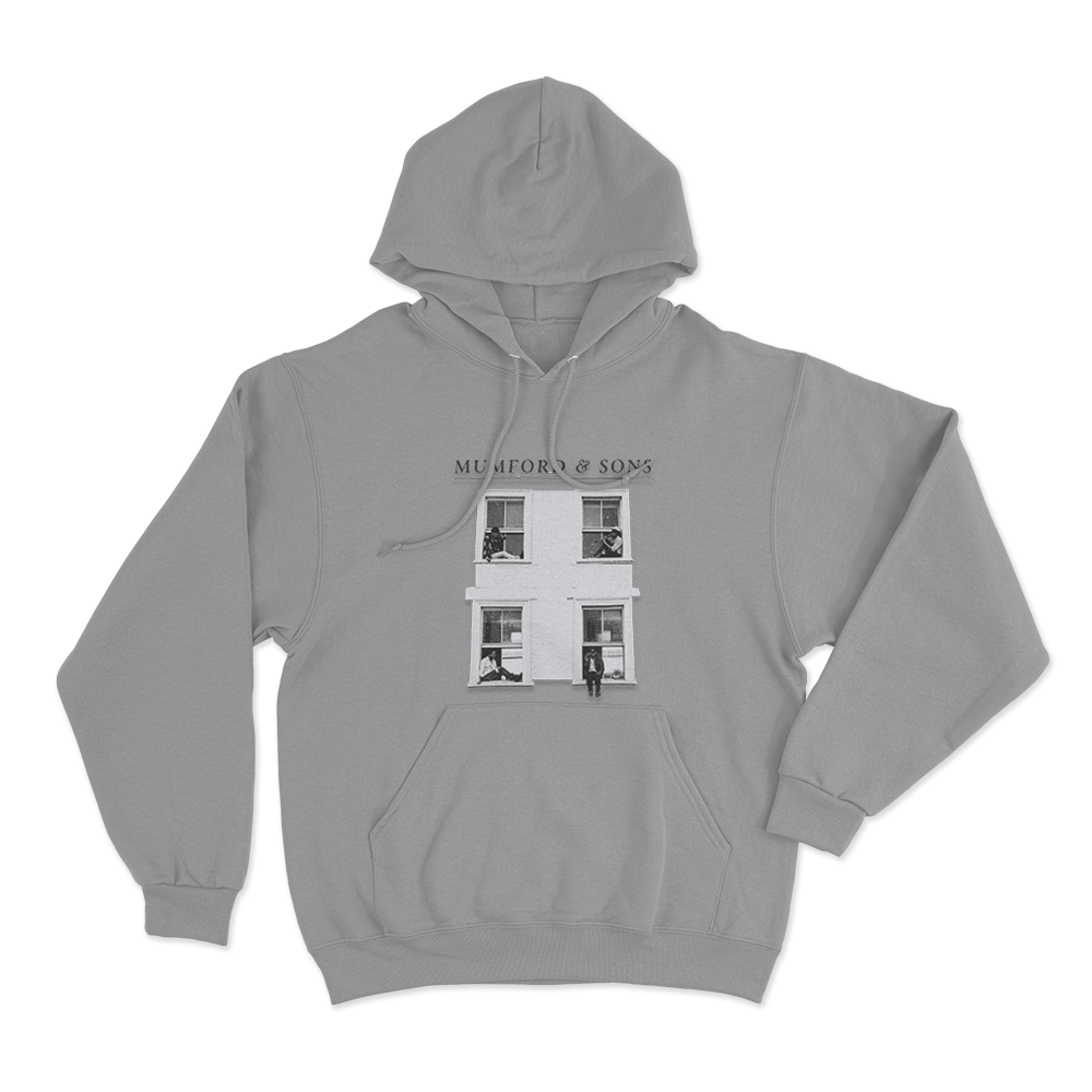 Window Boxes Unisex Hoodie Grey Window Boxes Unisex Hoodie Grey 1
