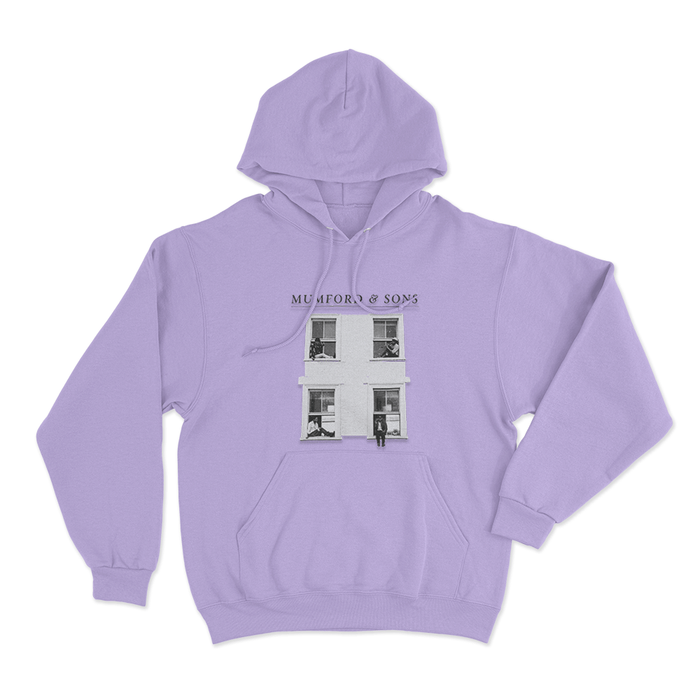 Window Boxes Unisex Hoodie Purple Window Boxes Unisex Hoodie Purple 1