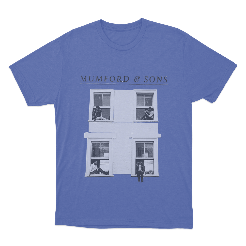 Window Boxes Unisex T Shirt Blue Window Boxes Unisex T Shirt Blue