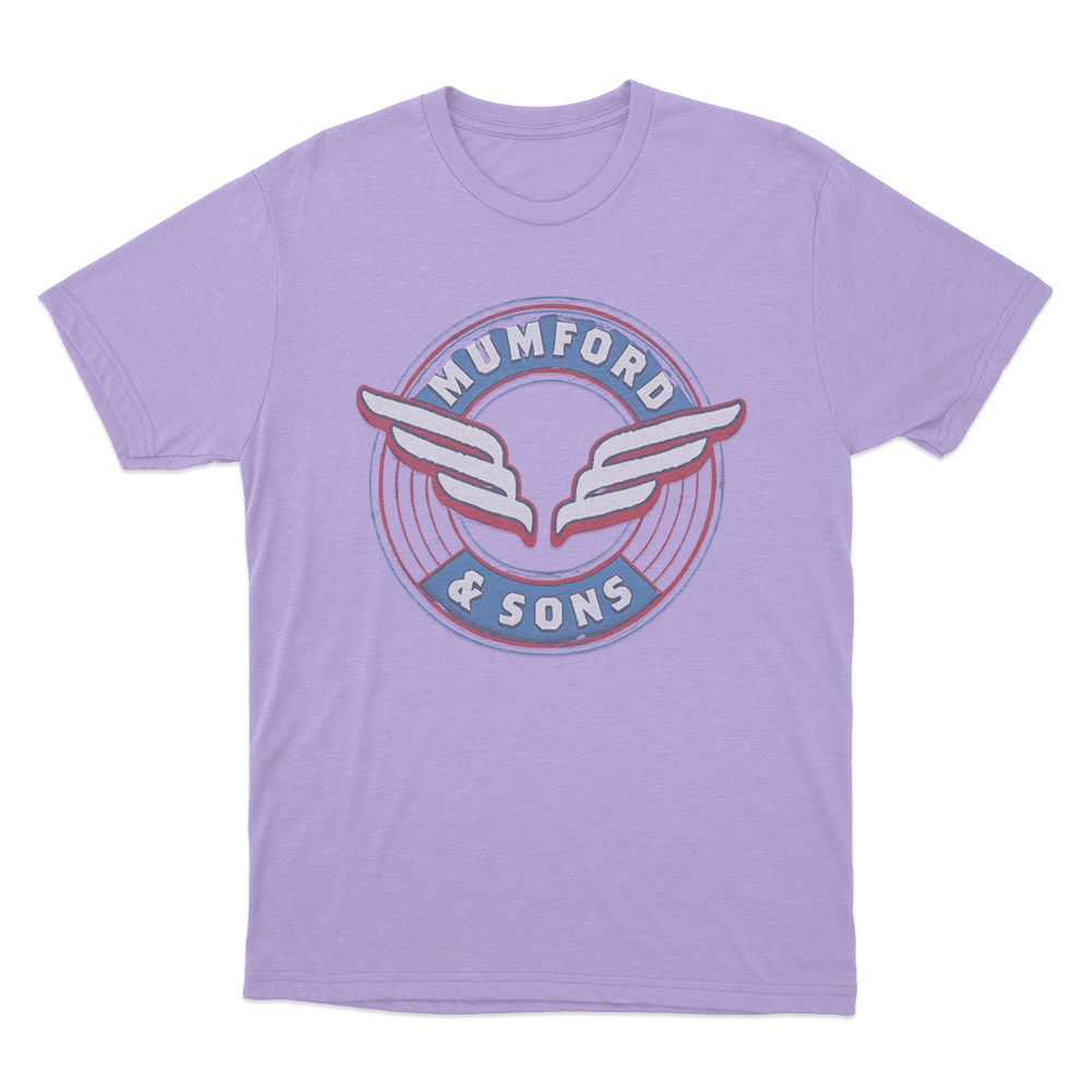 Wing Emblem Print Unisex T Shirt Purple Wing Emblem Print Unisex T Shirt Purple