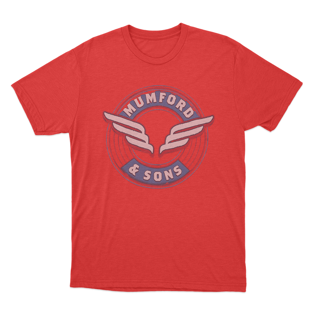 Wing Emblem Print Unisex T Shirt Red Wing Emblem Print Unisex T Shirt Red
